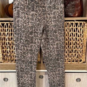 SPANX Gray Patterned Leggings